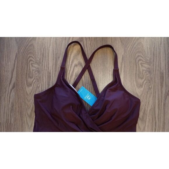 Cupshe Burgundy One-Piece Swimsuit - Picture 8 of 16